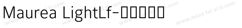 Maurea LightLf字体转换